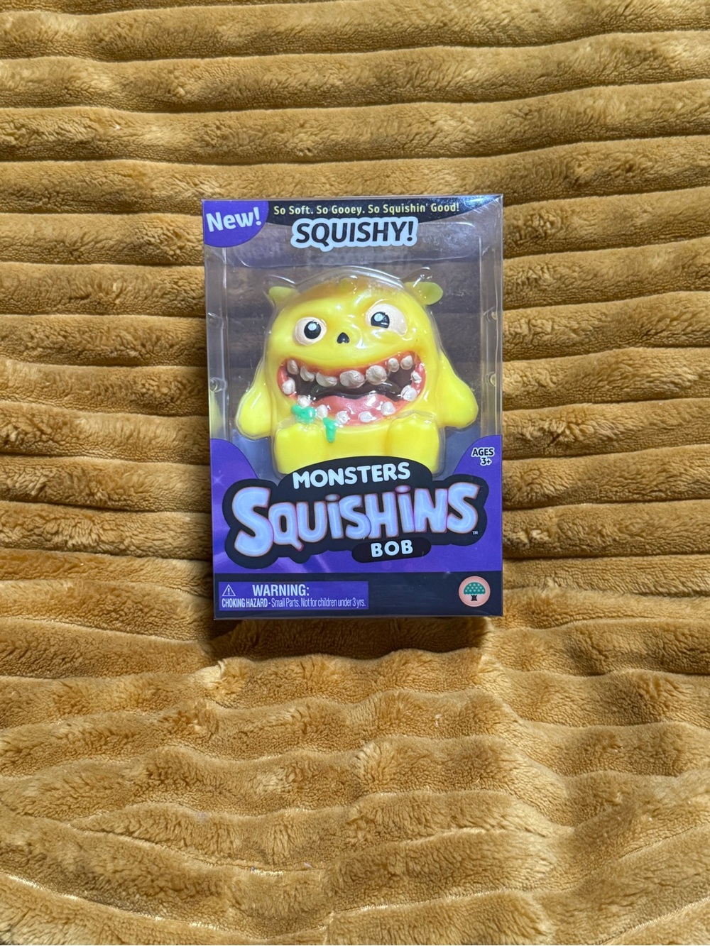 Monsters Bob Yellow Squishy Toy